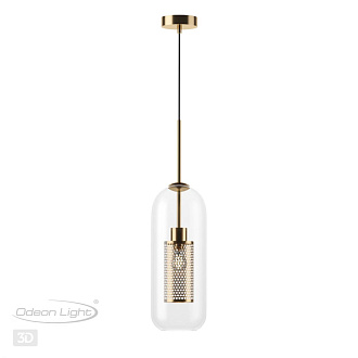Подвесной светильник Odeon Light Clocky 4940/1, бронза
