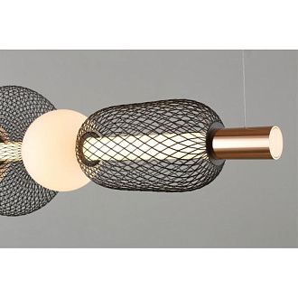 Линейный светильник 126,5*22*50-110 см 29W, 3000K, Aployt Nikusia APL.658.03.29, черный