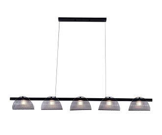 Подвесная люстра 132 см, 30W, 4000K, Kink Light Каспи 08447-5AL,19(16), черный