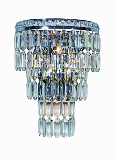 Бра 200*300*470, 4*E14, 40W NewRgy Cristallo W2796R/4A CHROME+CLEAR, Хром+Прозрачный