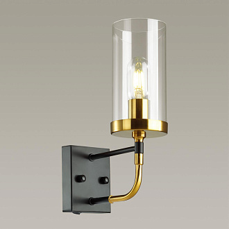 Настенное бра Odeon Light Novas 4816/1W, черный-золото