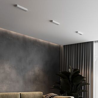 Светильник 25*6*3 см, LED, 9W, 4000K, Elektrostandard Tend 25114/LED, белый