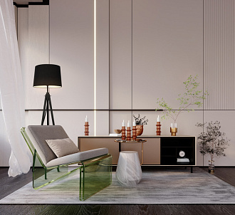 Торшер Maytoni Z177FL-01B, черный