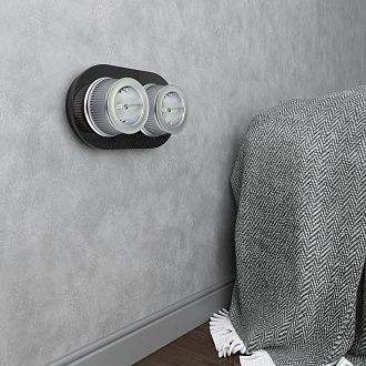 W0025108 Рамка на 2 поста, Черный Werkel, 4690389166457