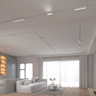 Slim Magnetic Трековый светильник 6W 4200K Alter (белый) 85048/01 Elektrostandard