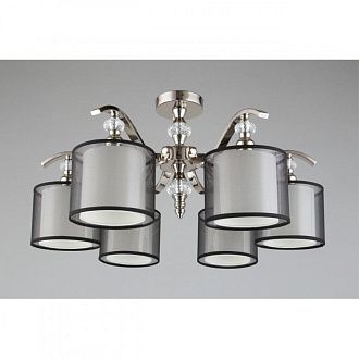 Люстра 67*35 см, 6*E14, 40W, Aployt FLORET APL.703.17.06, хром