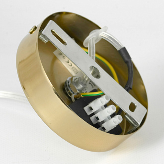 Подвесной светильник 20 см, Lussole HESPERIA LSP-8838 блестящее золото