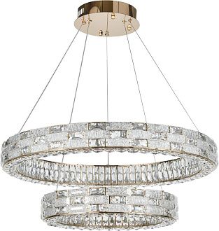 Подвесная люстра 80 см, 120W, 2800-6500K, Stilfort Gabbana 4014/03/02P, золото