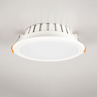 Встраиваемый светильник 14 см, 12W, 4000K Citilux Кинто CLD5112N белый, вр 12 см