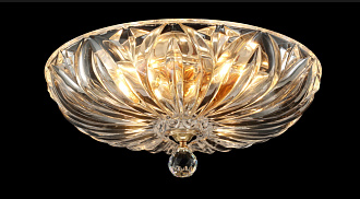 Светильник потолочный 40 см, Crystal Lux DENIS D400 GOLD Золотой