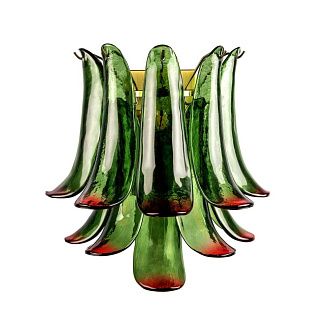 Настенный светильник 39 см, Loft IT Lilou 10600W Green red, бронза