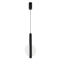 Подвесной светильник 20*2*160 см, LED 6W, 3000 / 6000K, Черный LED4U L8711-2 BK