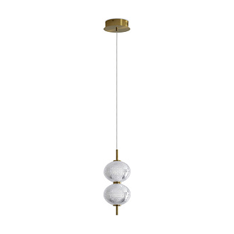 Светильник 15 см, 10W, 3000K, Freya Awella FR6135PL-L9BT, латунь