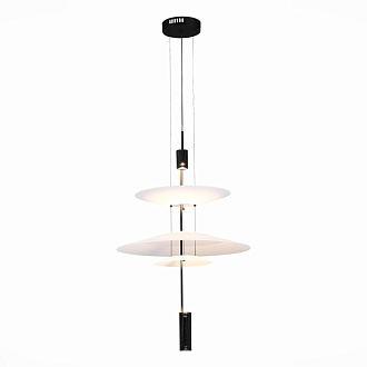 Люстра подвесная 50 см, 15W 3000K ST LUCE ISOLA SL6101.413.01 Черный