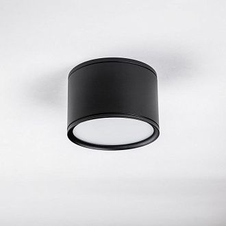 Спот *10*-6,4 см, *LED*12W, 3000/4000/6000K, Lightstar Acuto 215857, черный, вр 8,8 см