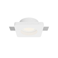 Встраиваемый светильник Downlight 10*15,2*3,9 см, GU10 10W Maytoni Technical Gyps Modern DL002-GU10-01-W белый, вр 10,6*10,6 см