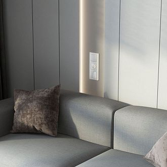 W1210001 Выключатель одноклавишный, hammer белый Werkel, 4690389154966