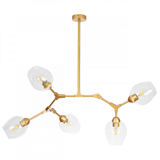 Светильник 90 см, Arte Lamp Yuka A4103SP-5GO, золото