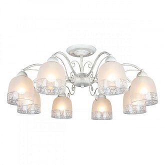 Люстра 71*32 см, 8*E14, 40W, Omnilux Omnilux 549 OML-54907-08, бежевый