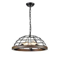 Подвесной светильник  50*140 см, 5*E27 античный черный Vele Luce Bensen VL6022P05