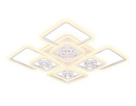 Светильник 82*82*12 см,  176W, 3000К, белый Ambrella Acrylica Ice FA289