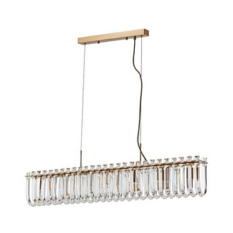 Подвесная люстра 86*10*24 см, 7*G9, 35W, Arte Lamp Mayotte A1071SP-7PB латунный