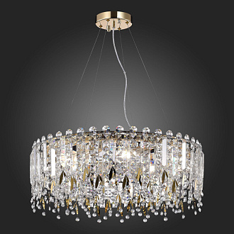 Люстра подвесная 59 см, 360W, ST LUCE DESIO SL1655.203.08 Золотистый