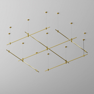 Шинопровод магнитный 2м Maytoni Flarity TRX154-112BS, латунь