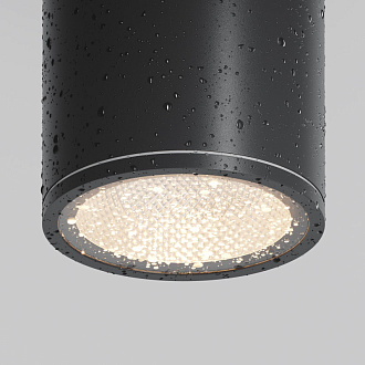 Светильник 9 см, 7W, 3000K, Maytoni Bar O306CL-L7GF, графит, IP65