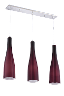 Люстра L580 x W80 x H1150, мм, 3*40W (120W), PURPLE(Фиолетовый) Sfera Sveta 5065/3 PURPLE