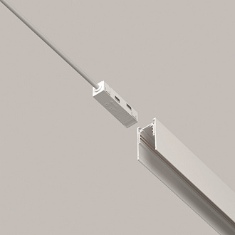 Подвод питания 35*1,7*1,9 см, Maytoni Technical Accessories for tracks Exility TRA034B-42W-1 белый