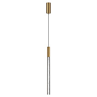 Подвесной светильник 3,2*190 см, 1 LED*4W, 3000 К, Odeon Light Aletta, античная бронза 6679/4L