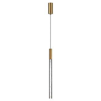 Подвесной светильник 3,2*190 см, 1 LED*4W, 3000 К, Odeon Light Aletta, античная бронза 6679/4L