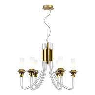 Люстра подвесная 65*49/150 см, 6*E14 ST LUCE Vetrano SL1241.203.06 золотистый
