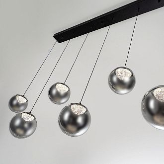Светильник 120** см, LED*38W, 3000-6000K, Modelux  ML.2338.6 BK, Чёрный
