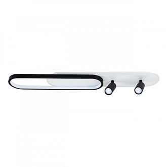Бра 80 см, 32W, 4000K, Arte Lamp LUCAS A2600PL-32BK, черный-белый