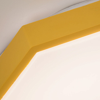 Светильник 48 см, 72W, 3000-6000K Arte Lamp Kant A2659PL-1YL, белый-желтый