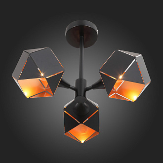 Люстра потолочная 35 см, ST LUCE ENIGMA SL258.402.03 Черный