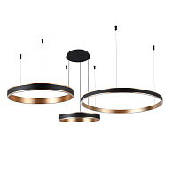 Люстра 130*156*5 см, 1 LED*145W, 4000 К, Divinare Avanti 1926/17 SP-3, Латунь