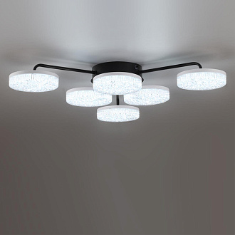 Люстра потолочная 60*67*9,5 см, 1 LED 85W 3000-4000-6000K Lumion Didana 8236/6CL черный
