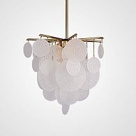 Люстра на штанге Nimbus glass D43 43*43*43 см, 6*E14*40W, ImperiumLoft 313265-22, Латунь