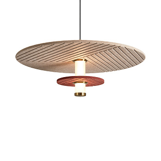 Подвесной светильник 49 см, 10W, 3000K, Freya Acoustic FR5494PL-L9TR, черный