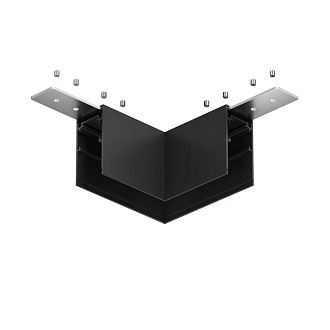 Соединитель для шинопровода 8,5*8,5*5 см, Denkirs SMART 48V BASE | СМАРТ 48V БЕЙС TR8512-BK, черный