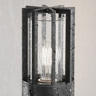 Светильник настенный 25*12*15,5 см, 1*E27, 15W, Maytoni BARREL O453WL-01GF серый