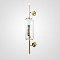 Бра CATCH WALL cylinder L67 brass 13*13*67 см, 1*E27*60W, ImperiumLoft CATCHWALL01, Латунь