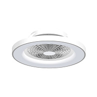 Люстра с вентилятором LED с пультом Tibet 7123, 70W LED, 2700-5000K, белый