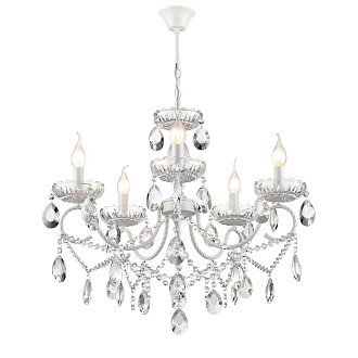 Люстра 60*79,5 см, 5*E14 Lumion Snow 8189/5 белый