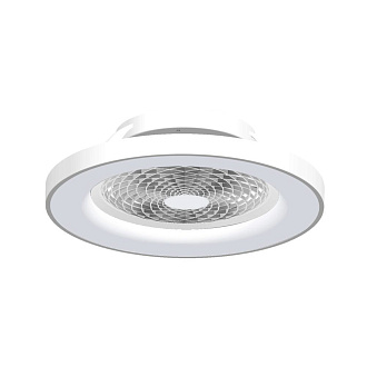 Люстра с вентилятором LED с пультом Tibet 7123, 70W LED, 2700-5000K, белый