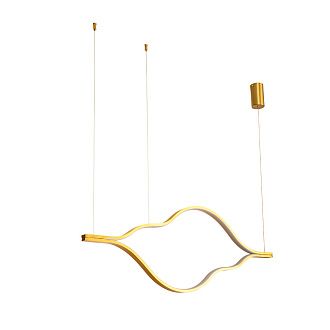 Подвесной светильник 39*3*100 см, 1*LED, 32W, 3000K Arte Lamp Odyssey A2911SP-31GO, Золото