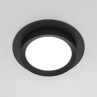 Светильник 11 см, Maytoni Downlight Hoop DL086-GX53-RD-B, черный